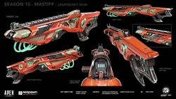 Concept art for the Master Blaster skin.[3]