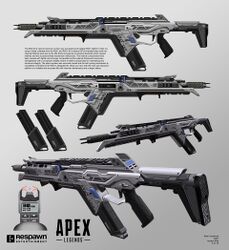 Concept Art for the R-301 Carbine by Ryan Lastimosa.