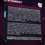 OTV's statement on Forge's death.[9]