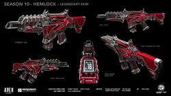 Concept art for the Cardiac Assault skin by Gadget-Bot Productions.[2]
