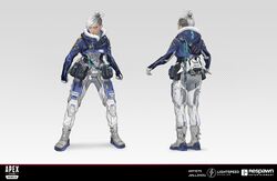Concept art for the Snow Ground skin.[3]