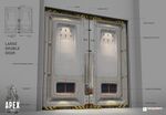 Concept art of large double doors.[2]