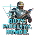 Duty. Fidelity. Honor. 3,000[note 1]