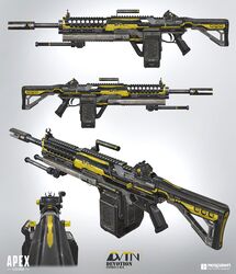 Concept Art for the Devotion LMG made by Cliff Childs.[1]