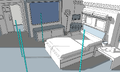 Mystik's hospital room.[3]